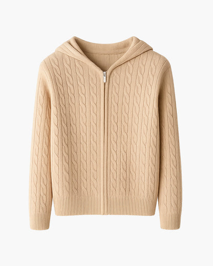 GSTAAD Cashmere Zip Up Hoodie