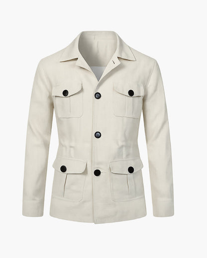 EDINBURGH Linen Safari Jacket