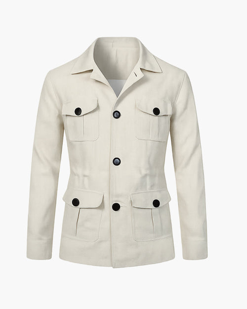 EDINBURGH Linen Safari Jacket