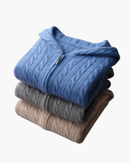 GSTAAD Cashmere Zip Up Hoodie