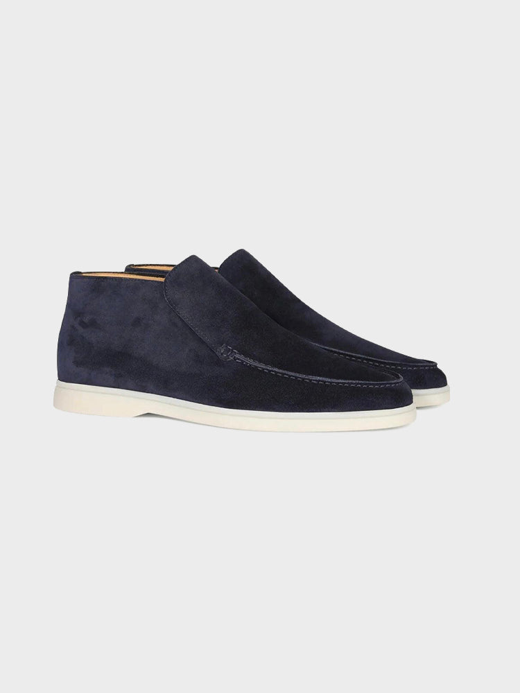 High Suede Loafers