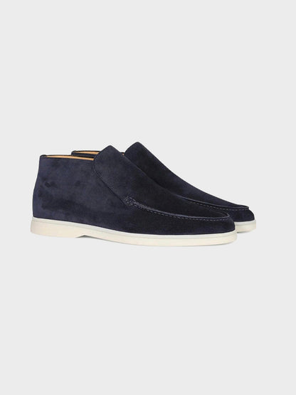 High Suede Loafers